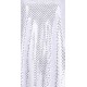 Silver Glitter Oversized Mini Dress, Long Sleeved by John Zack