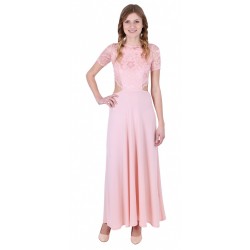 ASOS Elegancka, różowa sukienka maxi