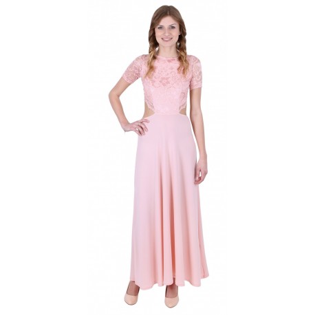 ASOS Elegancka, różowa sukienka maxi