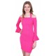 ASOS Różowa sukienka mini, rękawy dzwony