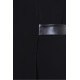 Black Asymmetric Sleeveless Mini Dress, V-Neck and Back by John Zack