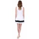 ASOS Biała, rozkloszowana sukienka mini