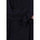 ASOS Czarna sukienka mini oversize
