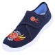 Boys Navy Blue/Orange Basketball, Shoes, Slippers, Sneakers LEMIGO