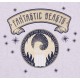 Fantastic Beasts And Where To Find Them Women Beige Navy Blue Pyjamas Set