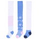 Girls&#039; tights blue and white - 3 pairs