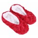 Red, warm slippers