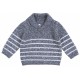 Boy Child Newborn Grey Straps Sweater