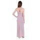 Mocca, Wrap Front, Ruched Side Detail Maxi Dress By John Zack