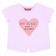Różowa bluzeczka z sercem YD PRIMARK