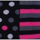 2 x Knee-highs /dots and stripes