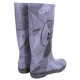 Ladies Grey, Cats Print Design, PVC, Wellies, Wellington, Rain Boots HAWAI LADY DEMAR