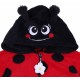 Red, Ladybird, Hooded All In One Piece Pyjama, Onesie For Ladies Love To Lounge