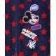 Navy Blue, Footed, All In One Piece Pyjama, Onesie For Boys Mickey Mouse Disney
