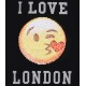 Czarna bluzeczka I Love London PRIMARK