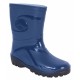 Demar Young Unisex Navy Blue Waterproof Wellies Wellingtons Rain Boots