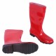 Lemigo Ilse Women Ladies High Quality Rubber PVC Red Wellies Wellingtons Rain Boots