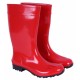 Lemigo Ilse Women Ladies High Quality Rubber PVC Red Wellies Wellingtons Rain Boots