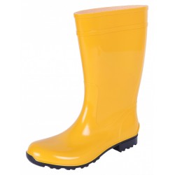 Lemigo Ilse Women Ladies High Quality Rubber PVC Yellow Wellies Wellingtons Rain Boots