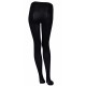 Ladies&#039; tights, embossed pattern, black, thick