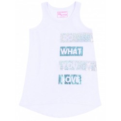 White Vest Top DO WHAT YOU LOVE