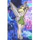 Multicolour Square Clutch Bag Box With Chain Strap Tinker Bell DISNEY