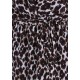 Leopard Design, Soft &amp; Lightweight Chiffon, Wrap Front, Midi Dress By John Zack 