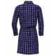 Childrens&#039; Basic Navy  Blue Checkered Dress