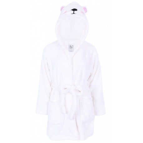 Soft & Fluffy, Ivory Polar Bear Design, Dressing Gown For Ladies Love To Lounge