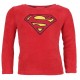 Red Top &amp; Blue Bottoms Pyjama Set For Boys Superhero Superman DC COMICS