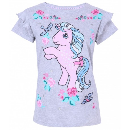 Grey Top, T-shirt For Ladies Unicorn Design MY LITTLE PONY