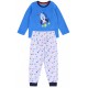 Boy Child Fleece Warm Blue Pyjamas Set