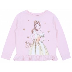 Pink, Long Sleeved Top For Girls Belle Princess Beauty And The Beast DISNEY