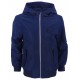 Warm Navy Blue Jacket With A Hood