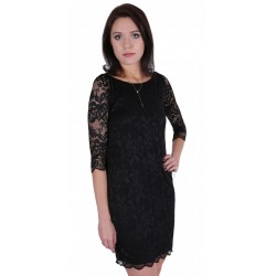 ASOS czarna, koronkowa sukienka mini