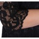 ASOS czarna, koronkowa sukienka mini