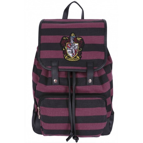 Harry Potter Crest Unisex Burgundy Black Backpack Knapsack Rucksack