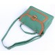 Eco Leather Green Brown Bag Handbag