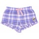 Pink Top &amp; Checked Shorts Pyjama Set For Ladies Mickey Mouse Design DISNEY