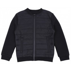 Black Velour Quilter Jacket