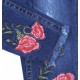 Jeans with roses DENIM CO.