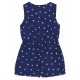 Navy-Blue Jumpsuit With A Butterfly Pattern