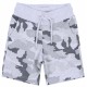 Grey camo sweat shorts