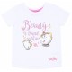 White Top, T-shirt + Leggings For Girls, Chip Potts Beauty And The Beast DISNEY