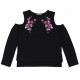 Czarny sweter w kwiatki PRIMARK
