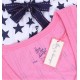 Pijama con estampado de estrellas, color blanco/rosa