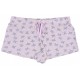 Pink, Sleeveless Top &amp; Beige Shorts Pyjama Set For Ladies Rabbit Design Love To Lounge