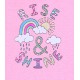 Pink, Sleeveless Top &amp; Shorts Pyjama Set For Ladies Rise&amp;Shine Love To Lounge