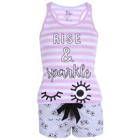 Fioletowa piżama Rise&Sparkle PRIMARK