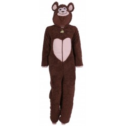 Brązowa piżama jednoczęściowa małpka PRIMARK